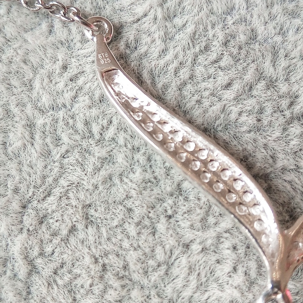 Thai Black Spinel 925 Necklace - Picture 4 of 4